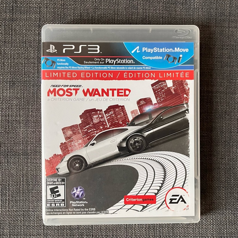 Need For Speed Most Wanted Limited Edition Sony Playstation‎ 3 PS3 Game Complete